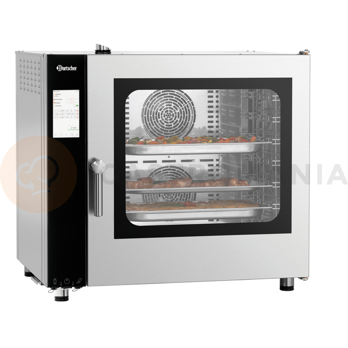 Piec konwekcyjno-parowy 7x GN1/1, sterowanie elektroniczne, system czyszczenia | BARTSCHER, Silversteam2 7110DRS