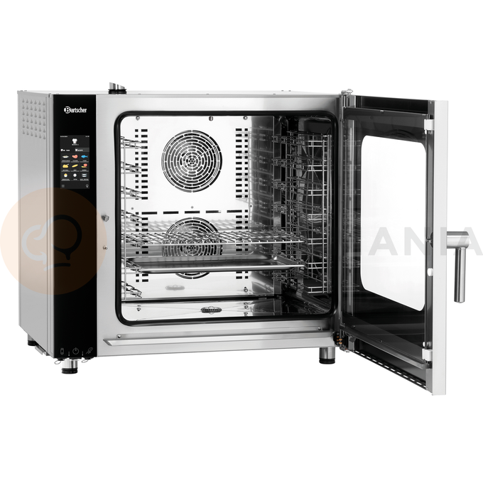 Piec konwekcyjno-parowy 7x GN1/1, sterowanie elektroniczne, system czyszczenia | BARTSCHER, Silversteam2 7110DRS