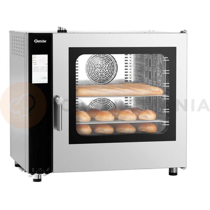 Piec konwekcyjno-parowy 7x GN1/1, sterowanie elektroniczne, system czyszczenia | BARTSCHER, Silversteam2 7110DRS