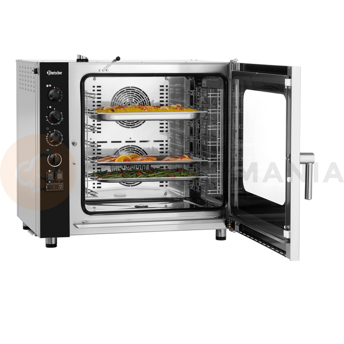 Piec konwekcyjno-parowy 7x GN1/1, sterowanie manualne | BARTSCHER, Silversteam2 7110M