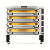 Piec do pizzy czterokomorowy, 32x pizza 40 cm, komory o wymiarach 1640x820x210 mm, panel manualny | PIZZA MASTER, PM 844E