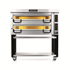 Piec do pizzy dwukomorowy, 12x pizza 45 cm, komory o wymiarach 1380x920x210 mm, panel manualny | PIZZA MASTER, PM 932E