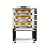 Piec do pizzy trzykomorowy, 6x pizza 45 cm, komory o wymiarach 670x920x210 mm, panel manualny | PIZZA MASTER, PM 913E