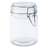 Słoik z klamrą, cylinder, 700 ml, kpl. 4 szt. | TOM-GAST, T-1170