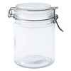Słoik z klamrą, cylinder, 700 ml, kpl. 4 szt. | TOM-GAST, T-1170