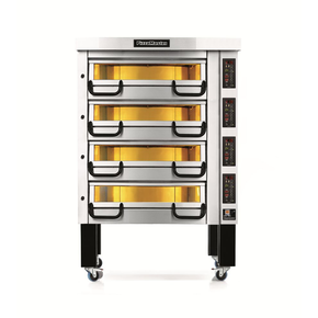 Piec do pizzy czterokomorowy, 16x pizza 40 cm, komory o wymiarach 820x820x210 mm, panel manualny | PIZZA MASTER, PM 824E