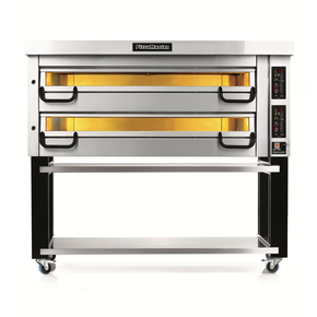 Piec do pizzy dwukomorowy, 16x pizza 40 cm, komory o wymiarach 1640x820x210 mm, panel manualny | PIZZA MASTER, PM 842E