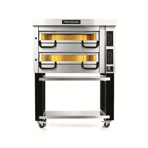 Piec do pizzy dwukomorowy, 8x pizza 40 cm, komory o wymiarach 820x820x210 mm, panel manualny | PIZZA MASTER, PM 822E