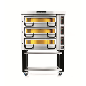 Piec do pizzy trzykomorowy, 6x pizza 45 cm, komory o wymiarach 670x920x210 mm, panel manualny | PIZZA MASTER, PM 913E