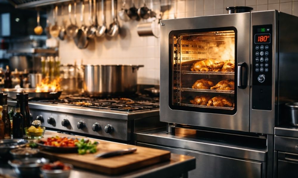 pieczenie i gotowanie w piecu konwekcyjno-parowym